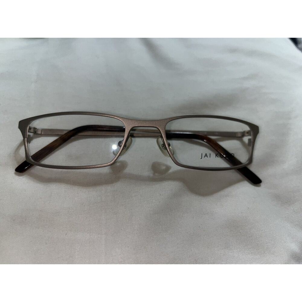 BRAND NEW JAI KUDO 480 M12 MATTE SILVER GRAY EYEGLASSES METAL FRAMES 52-17-135MM